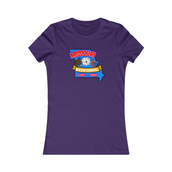 MOs-3  Missouri Bicentennial - Women's Favorite Tee - BenchmarkSpecialAwardsCo