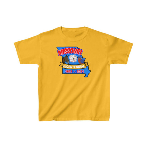 MOs-1  Missouri Bicentennial - Kids Heavy Cotton™ Tee - BenchmarkSpecialAwardsCo