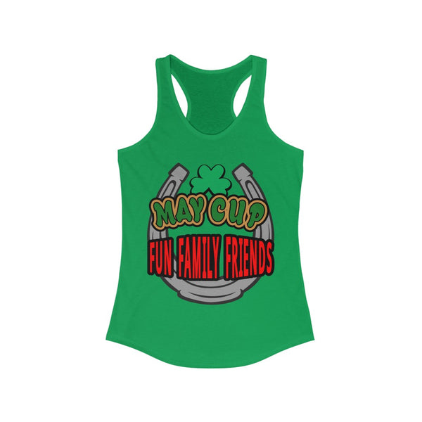 May Cup fun family - 3   Women's Ideal Racerback Tank,  Next Level,  60/40 cotton and polyester, light fabric - 3.9 oz - BenchmarkSpecialAwardsCo