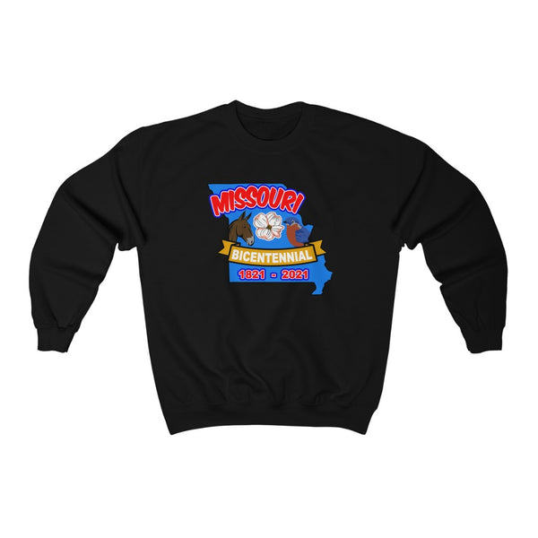 MOs-7  Missouri Bicentennial - Adult Unisex Heavy Blend™ Crewneck Sweatshirt - BenchmarkSpecialAwardsCo