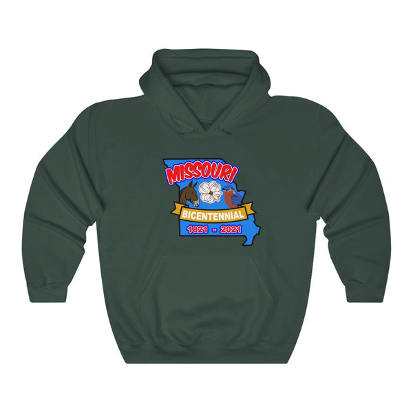 MOs-9  Missouri Bicentennial -  Adult Unisex Heavy Blend™ Hooded Sweatshirt - BenchmarkSpecialAwardsCo
