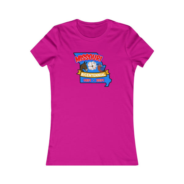 MOs-3  Missouri Bicentennial - Women's Favorite Tee - BenchmarkSpecialAwardsCo