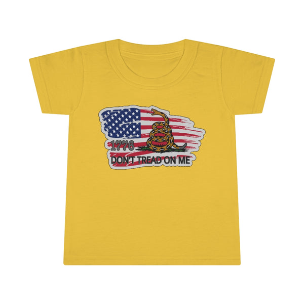 4th of July Dont Tread on Me 5 - Toddler T-shirt, Gildan, 100% Ringspun cotton, 4.5 oz - BenchmarkSpecialAwardsCo