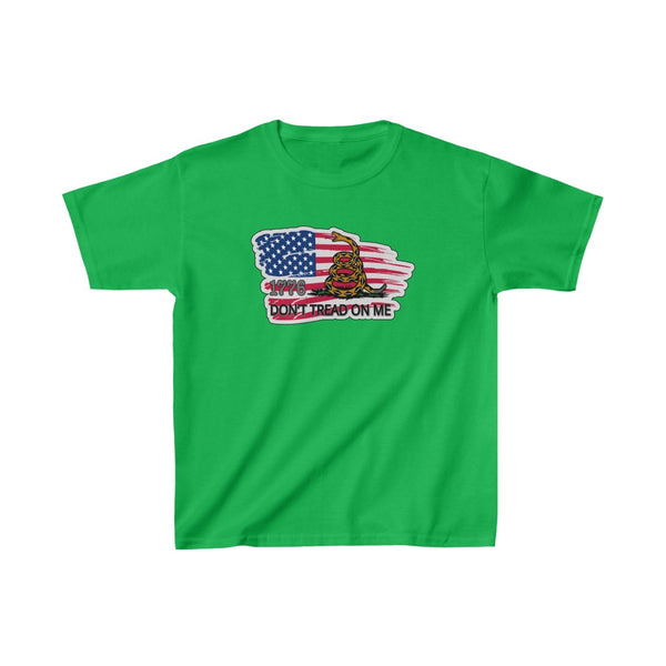 4th of July Dont Tread on Me 4 - Kids Heavy Cotton™ Tee, Gildan, 100% cotton - BenchmarkSpecialAwardsCo