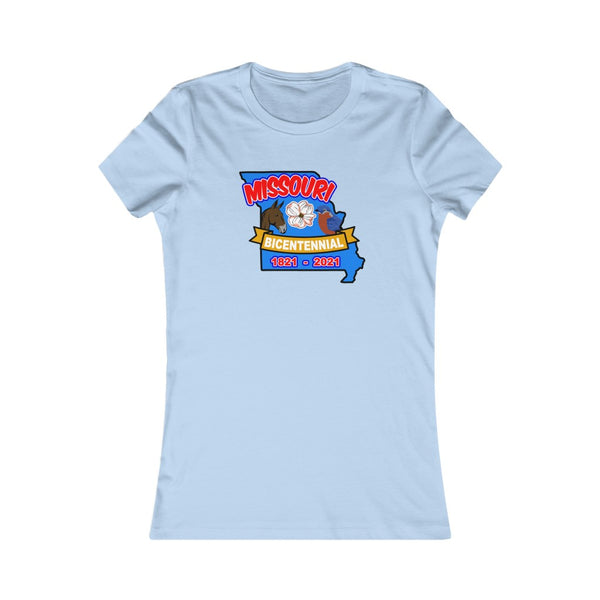 MOs-3  Missouri Bicentennial - Women's Favorite Tee - BenchmarkSpecialAwardsCo