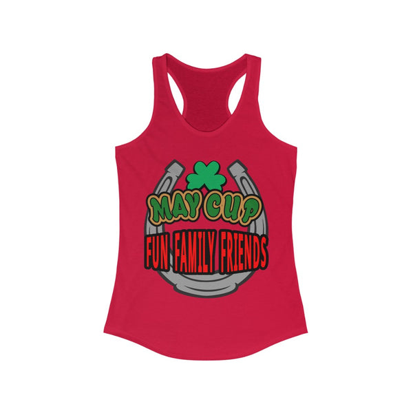 May Cup fun family - 3   Women's Ideal Racerback Tank,  Next Level,  60/40 cotton and polyester, light fabric - 3.9 oz - BenchmarkSpecialAwardsCo