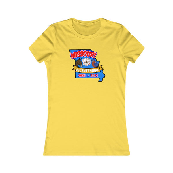MOs-3  Missouri Bicentennial - Women's Favorite Tee - BenchmarkSpecialAwardsCo