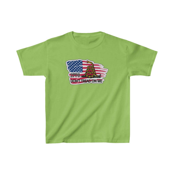 4th of July Dont Tread on Me 4 - Kids Heavy Cotton™ Tee, Gildan, 100% cotton - BenchmarkSpecialAwardsCo