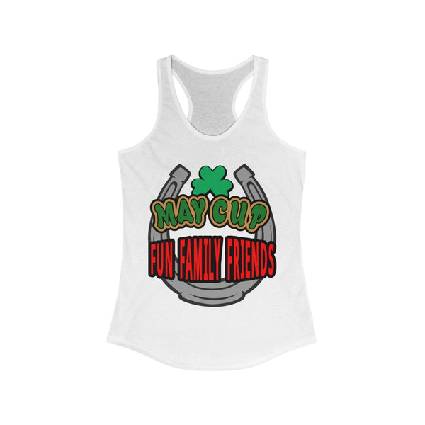 May Cup fun family - 3   Women's Ideal Racerback Tank,  Next Level,  60/40 cotton and polyester, light fabric - 3.9 oz - BenchmarkSpecialAwardsCo