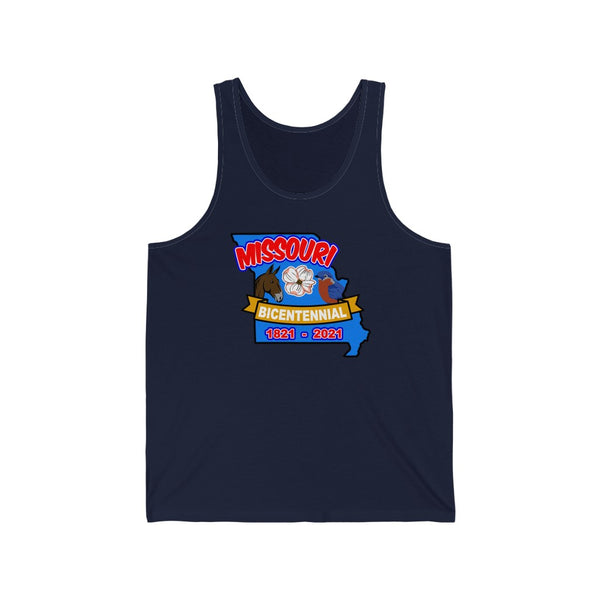 MOs-5  Missouri Bicentennial - Adult Unisex Jersey Tank Top - BenchmarkSpecialAwardsCo