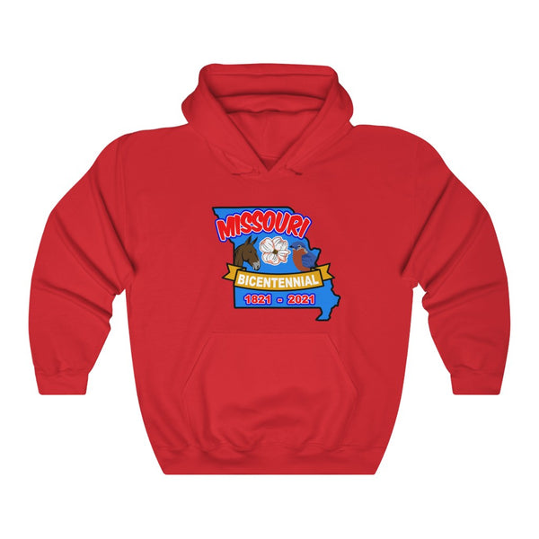 MOs-9  Missouri Bicentennial -  Adult Unisex Heavy Blend™ Hooded Sweatshirt - BenchmarkSpecialAwardsCo