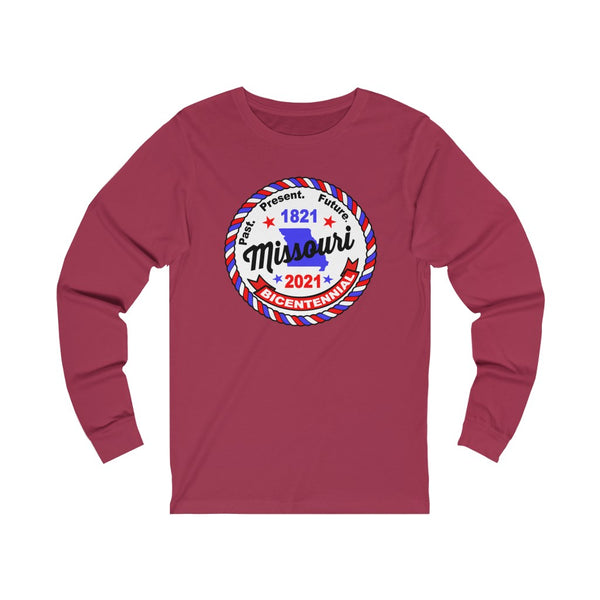 MOr-6  Missouri Bicentennial - Adult Unisex Jersey Long Sleeve Tee - BenchmarkSpecialAwardsCo