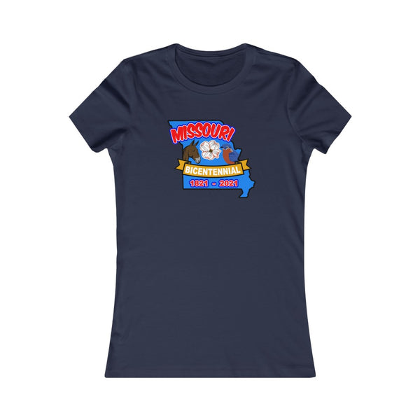MOs-3  Missouri Bicentennial - Women's Favorite Tee - BenchmarkSpecialAwardsCo