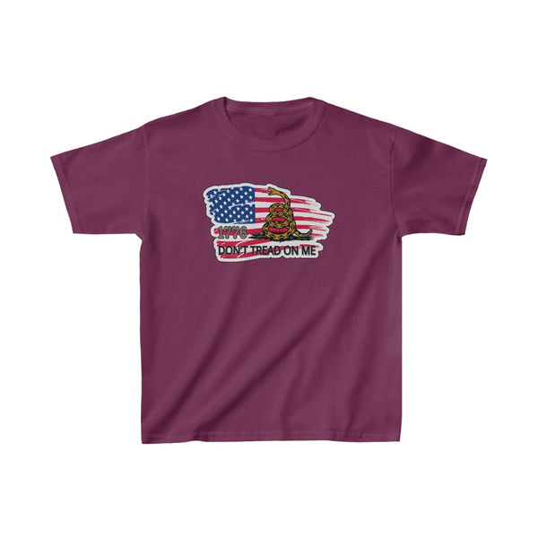 4th of July Dont Tread on Me 4 - Kids Heavy Cotton™ Tee, Gildan, 100% cotton - BenchmarkSpecialAwardsCo