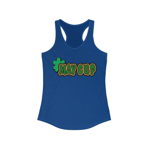 May Cup logo - 3   Women's Ideal Racerback Tank,  Next Level,  60/40 cotton and polyester, light fabric - 3.9 oz - BenchmarkSpecialAwardsCo