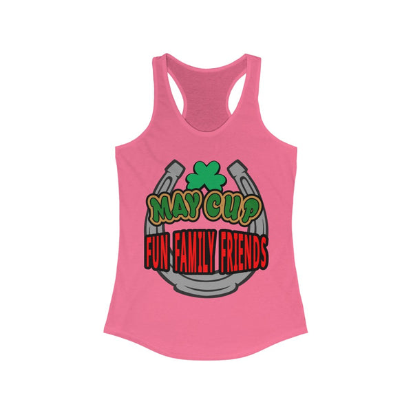 May Cup fun family - 3   Women's Ideal Racerback Tank,  Next Level,  60/40 cotton and polyester, light fabric - 3.9 oz - BenchmarkSpecialAwardsCo