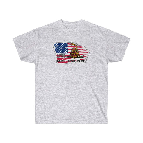 4th of July Don't Tread 1 - Adult, Unisex, Ultra Cotton, 6oz. GildanTee - BenchmarkSpecialAwardsCo