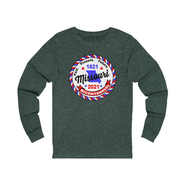 MOr-6  Missouri Bicentennial - Adult Unisex Jersey Long Sleeve Tee - BenchmarkSpecialAwardsCo