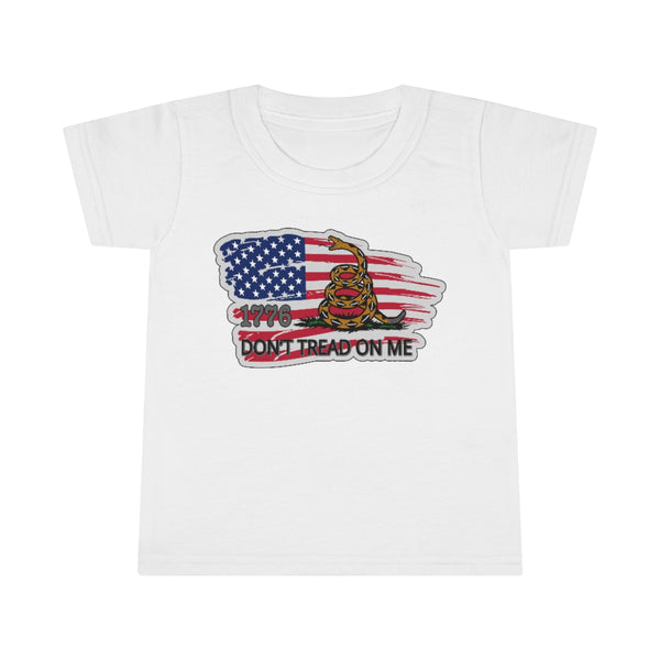 4th of July Dont Tread on Me 5 - Toddler T-shirt, Gildan, 100% Ringspun cotton, 4.5 oz - BenchmarkSpecialAwardsCo