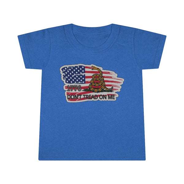 4th of July Dont Tread on Me 5 - Toddler T-shirt, Gildan, 100% Ringspun cotton, 4.5 oz - BenchmarkSpecialAwardsCo