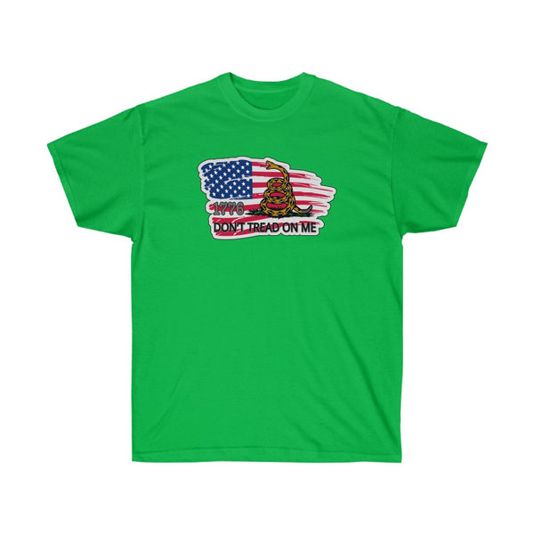 4th of July Don't Tread 1 - Adult, Unisex, Ultra Cotton, 6oz. GildanTee - BenchmarkSpecialAwardsCo