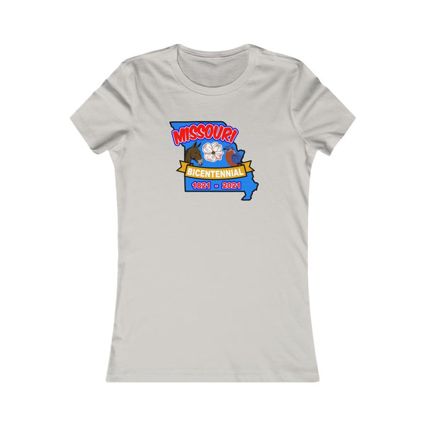 MOs-3  Missouri Bicentennial - Women's Favorite Tee - BenchmarkSpecialAwardsCo