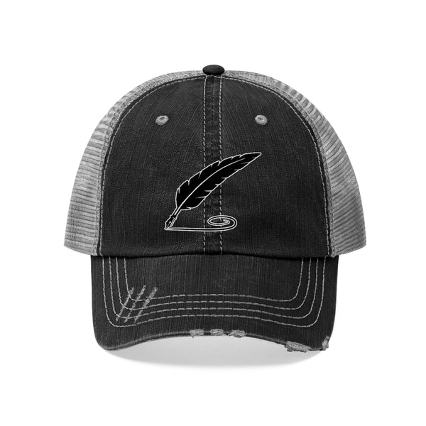 Trucker Hat Unisex - Mesh back - Vintage Look - Distressed visor and frayed edges - BenchmarkSpecialAwardsCo