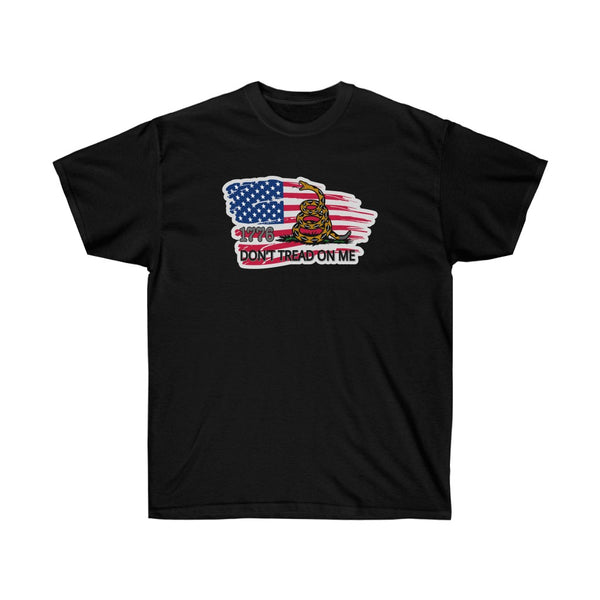 4th of July Don't Tread 1 - Adult, Unisex, Ultra Cotton, 6oz. GildanTee - BenchmarkSpecialAwardsCo