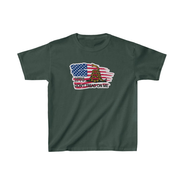 4th of July Dont Tread on Me 4 - Kids Heavy Cotton™ Tee, Gildan, 100% cotton - BenchmarkSpecialAwardsCo