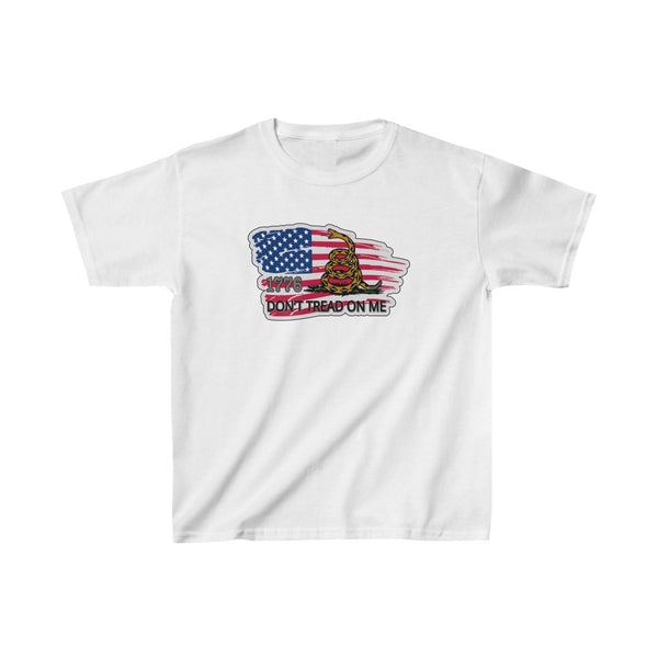 4th of July Dont Tread on Me 4 - Kids Heavy Cotton™ Tee, Gildan, 100% cotton - BenchmarkSpecialAwardsCo