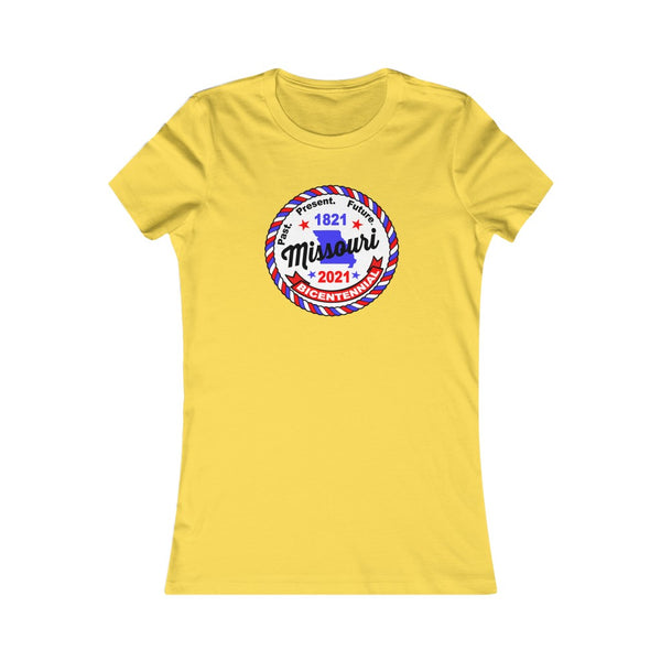 MOr-3  Missouri Bicentennial - Women's Favorite Tee - BenchmarkSpecialAwardsCo