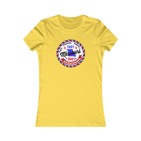 MOr-3  Missouri Bicentennial - Women's Favorite Tee - BenchmarkSpecialAwardsCo