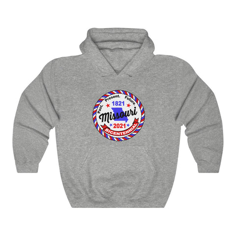 MOr-9  Missouri Bicentennial -  Adult Unisex Heavy Blend™ Hooded Sweatshirt - BenchmarkSpecialAwardsCo