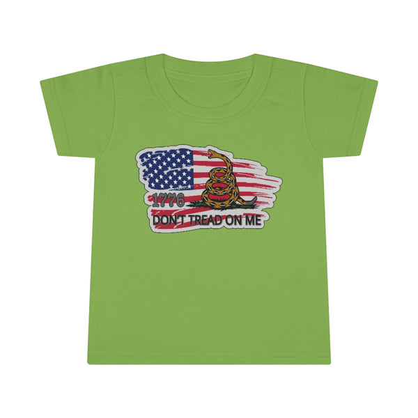 4th of July Dont Tread on Me 5 - Toddler T-shirt, Gildan, 100% Ringspun cotton, 4.5 oz - BenchmarkSpecialAwardsCo