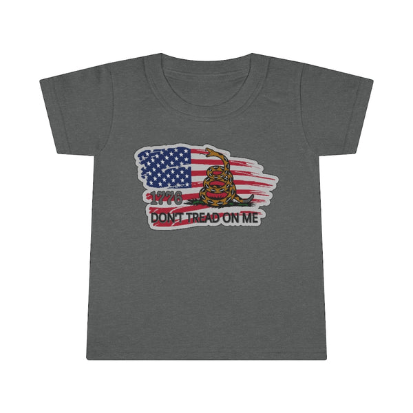 4th of July Dont Tread on Me 5 - Toddler T-shirt, Gildan, 100% Ringspun cotton, 4.5 oz - BenchmarkSpecialAwardsCo