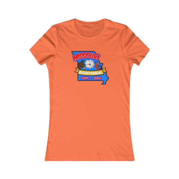 MOs-3  Missouri Bicentennial - Women's Favorite Tee - BenchmarkSpecialAwardsCo
