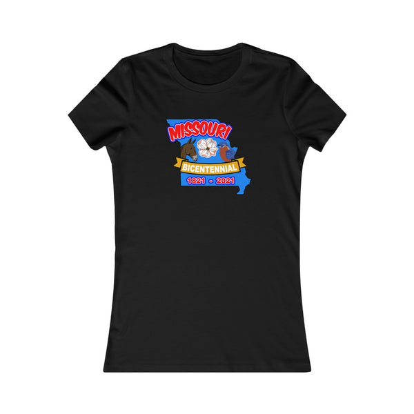 MOs-3  Missouri Bicentennial - Women's Favorite Tee - BenchmarkSpecialAwardsCo
