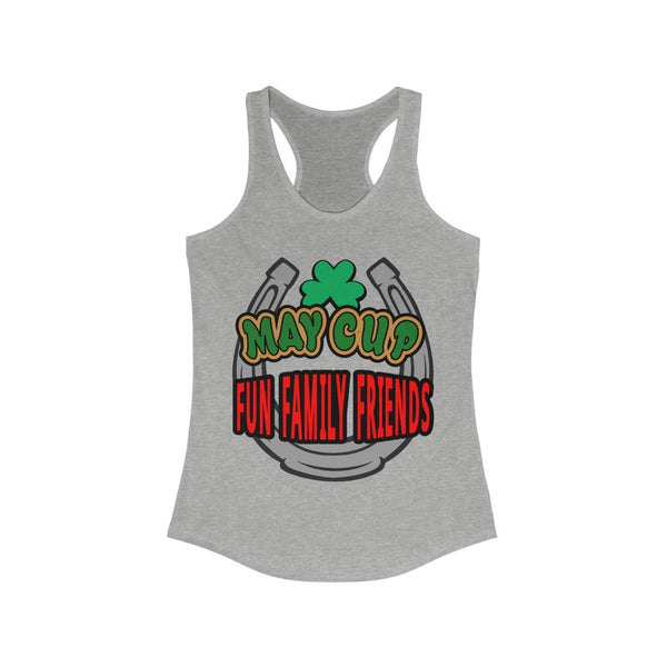May Cup fun family - 3   Women's Ideal Racerback Tank,  Next Level,  60/40 cotton and polyester, light fabric - 3.9 oz - BenchmarkSpecialAwardsCo