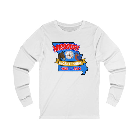 MOs-6  Missouri Bicentennial - Adult Unisex Jersey Long Sleeve Tee - BenchmarkSpecialAwardsCo