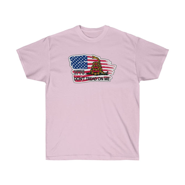 4th of July Don't Tread 1 - Adult, Unisex, Ultra Cotton, 6oz. GildanTee - BenchmarkSpecialAwardsCo