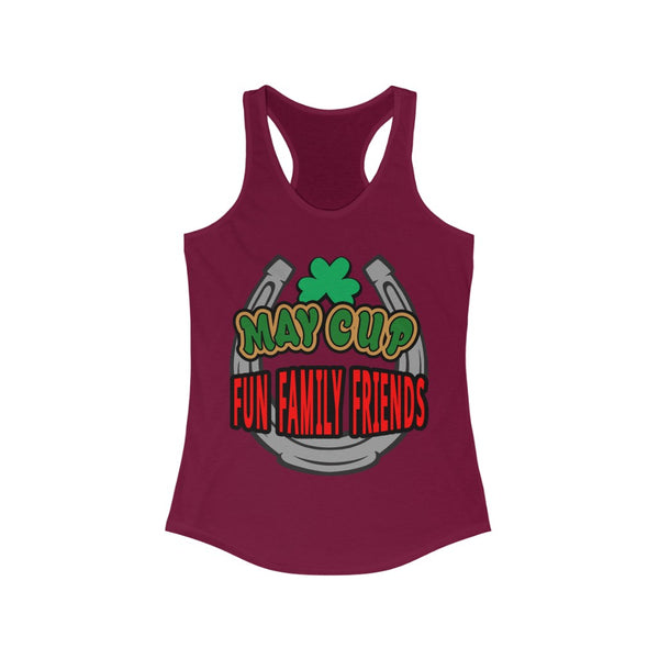 May Cup fun family - 3   Women's Ideal Racerback Tank,  Next Level,  60/40 cotton and polyester, light fabric - 3.9 oz - BenchmarkSpecialAwardsCo