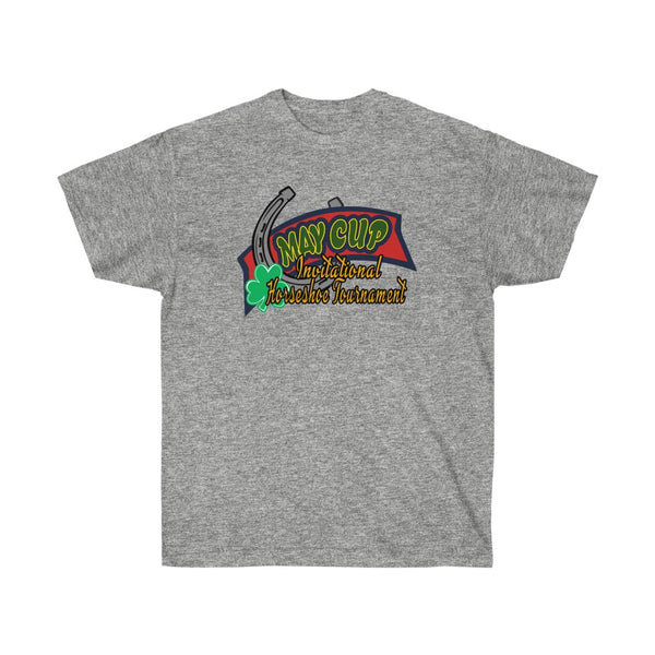 May Cup banner logo -1  Adult Unisex Ultra Cotton 6oz. GildanTee - BenchmarkSpecialAwardsCo