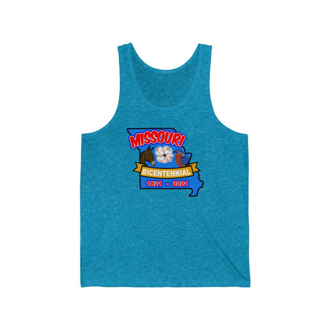 MOs-5  Missouri Bicentennial - Adult Unisex Jersey Tank Top - BenchmarkSpecialAwardsCo