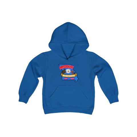 MOs-8  Missouri Bicentennial - Youth Heavy Blend Hooded Sweatshirt - BenchmarkSpecialAwardsCo