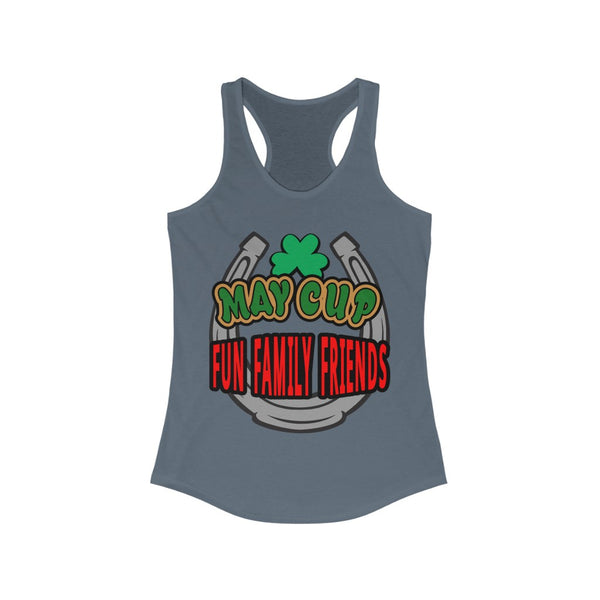 May Cup fun family - 3   Women's Ideal Racerback Tank,  Next Level,  60/40 cotton and polyester, light fabric - 3.9 oz - BenchmarkSpecialAwardsCo
