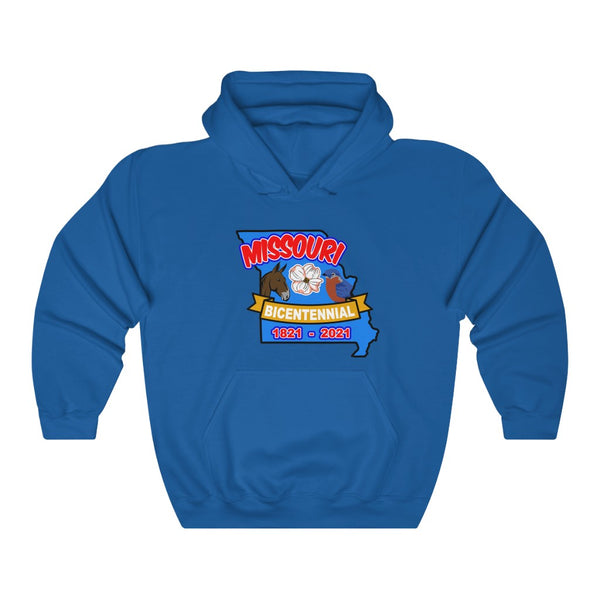 MOs-9  Missouri Bicentennial -  Adult Unisex Heavy Blend™ Hooded Sweatshirt - BenchmarkSpecialAwardsCo