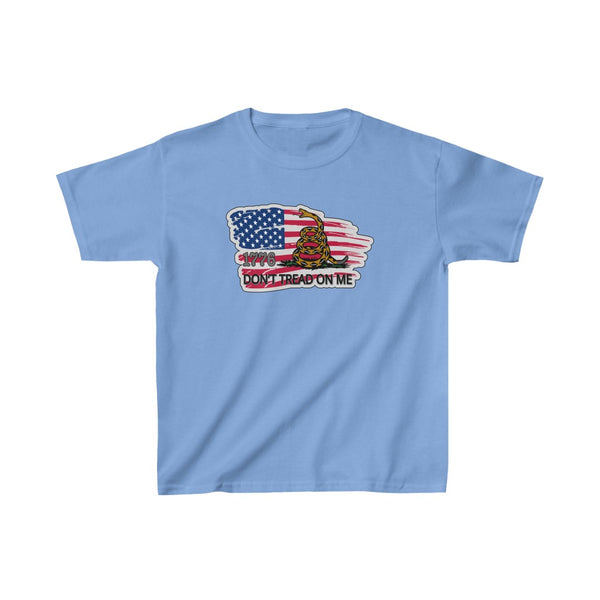 4th of July Dont Tread on Me 4 - Kids Heavy Cotton™ Tee, Gildan, 100% cotton - BenchmarkSpecialAwardsCo