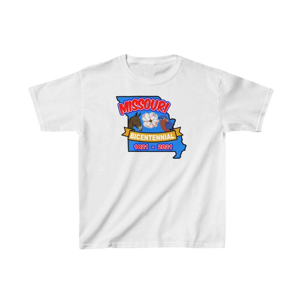 MOs-1  Missouri Bicentennial - Kids Heavy Cotton™ Tee - BenchmarkSpecialAwardsCo