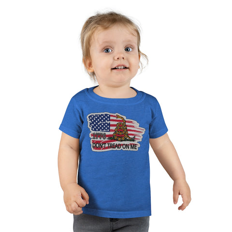 4th of July Dont Tread on Me 5 - Toddler T-shirt, Gildan, 100% Ringspun cotton, 4.5 oz - BenchmarkSpecialAwardsCo