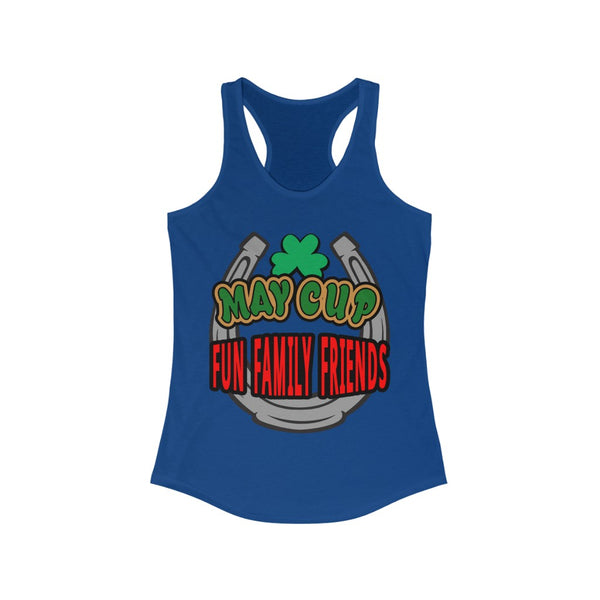 May Cup fun family - 3   Women's Ideal Racerback Tank,  Next Level,  60/40 cotton and polyester, light fabric - 3.9 oz - BenchmarkSpecialAwardsCo